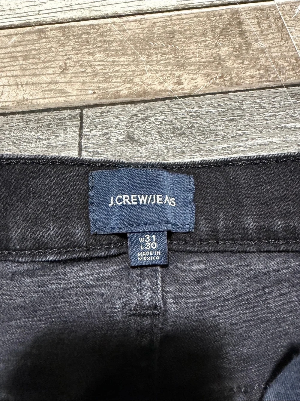J.Crew 770 Straight Jeans Men’s 31x30 Black Denim Stretch